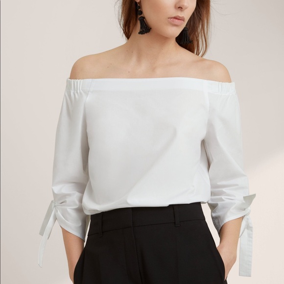 🆕 NWT Aritzia Malik Blouse - Picture 1 of 8
